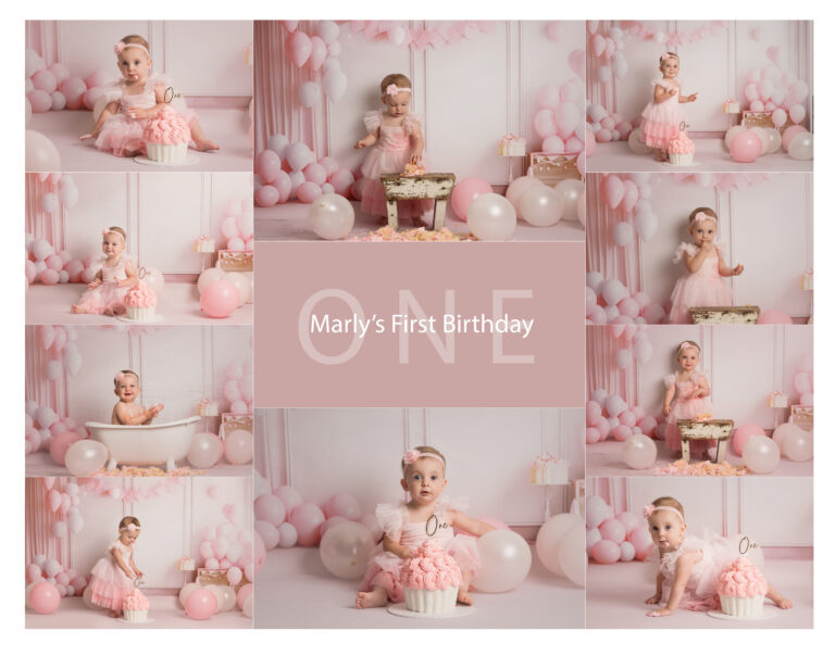 Marly’s First Birthday Cake Smash | Jodie Andrews Photography